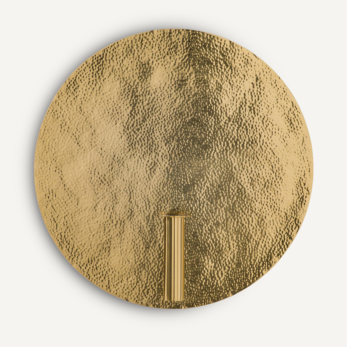 Miroir bougeoir vase mural rond, diamètre 40 cm, LUNOU laiton, AM.PM