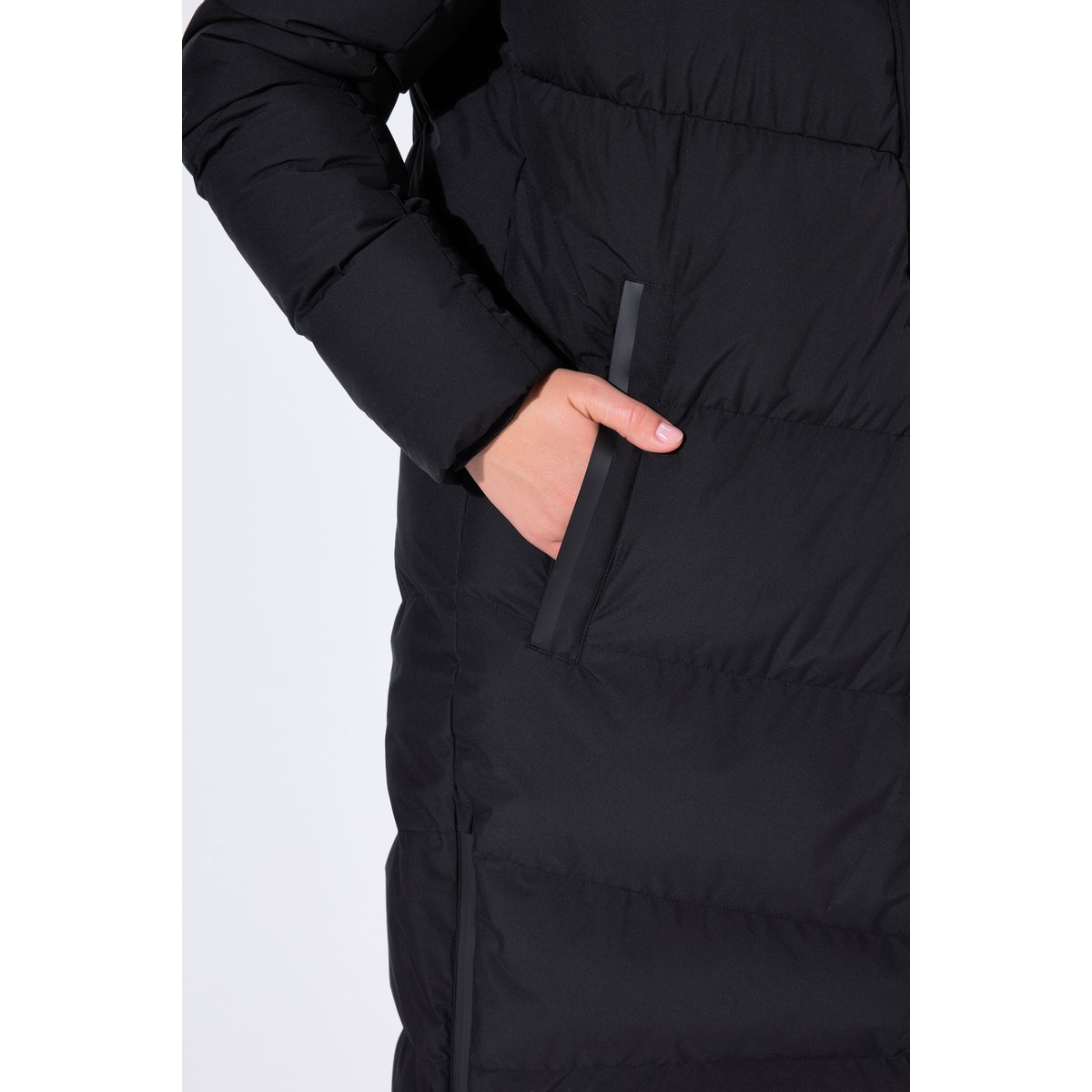 Manteau matelassé HYPRAR, tissu déperlant noir, ULLA POPKEN