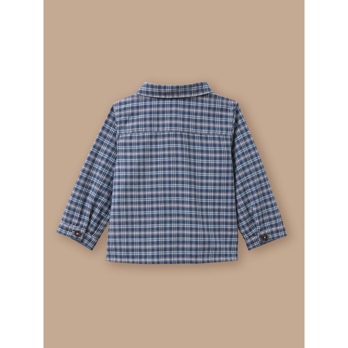 Chemise à carreaux carreaux bleu, CYRILLUS