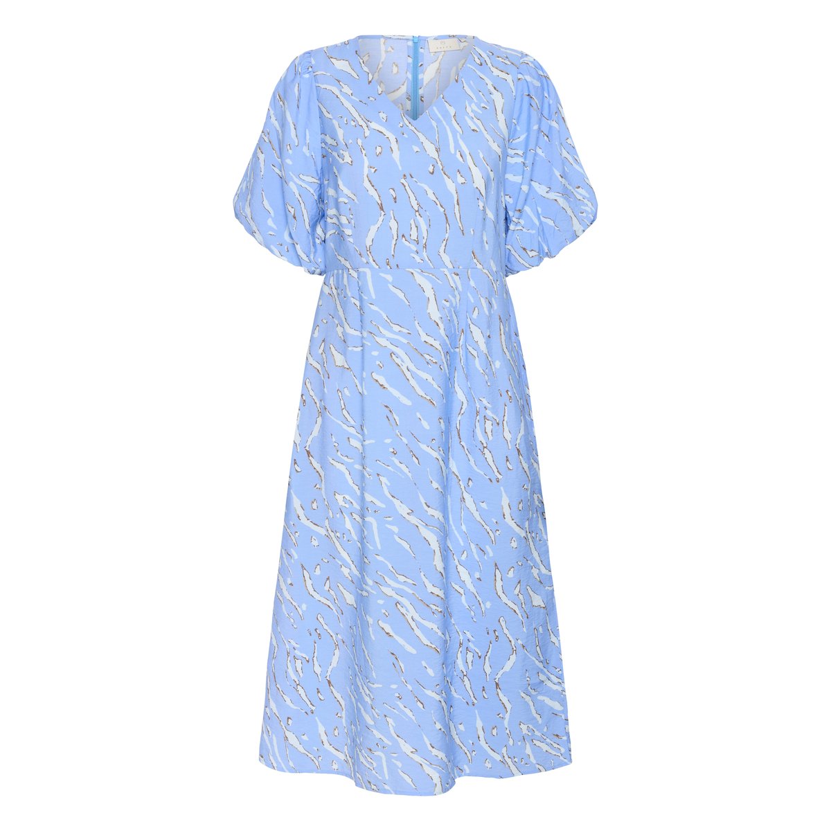 Dress bleu vista blue w. nantucket aop, KAFFE