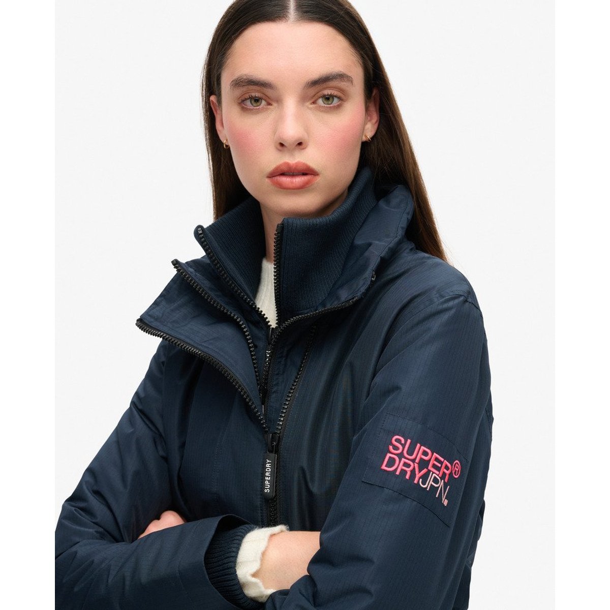 Veste Mountain Windbreaker bleu marine éclipse, SUPERDRY