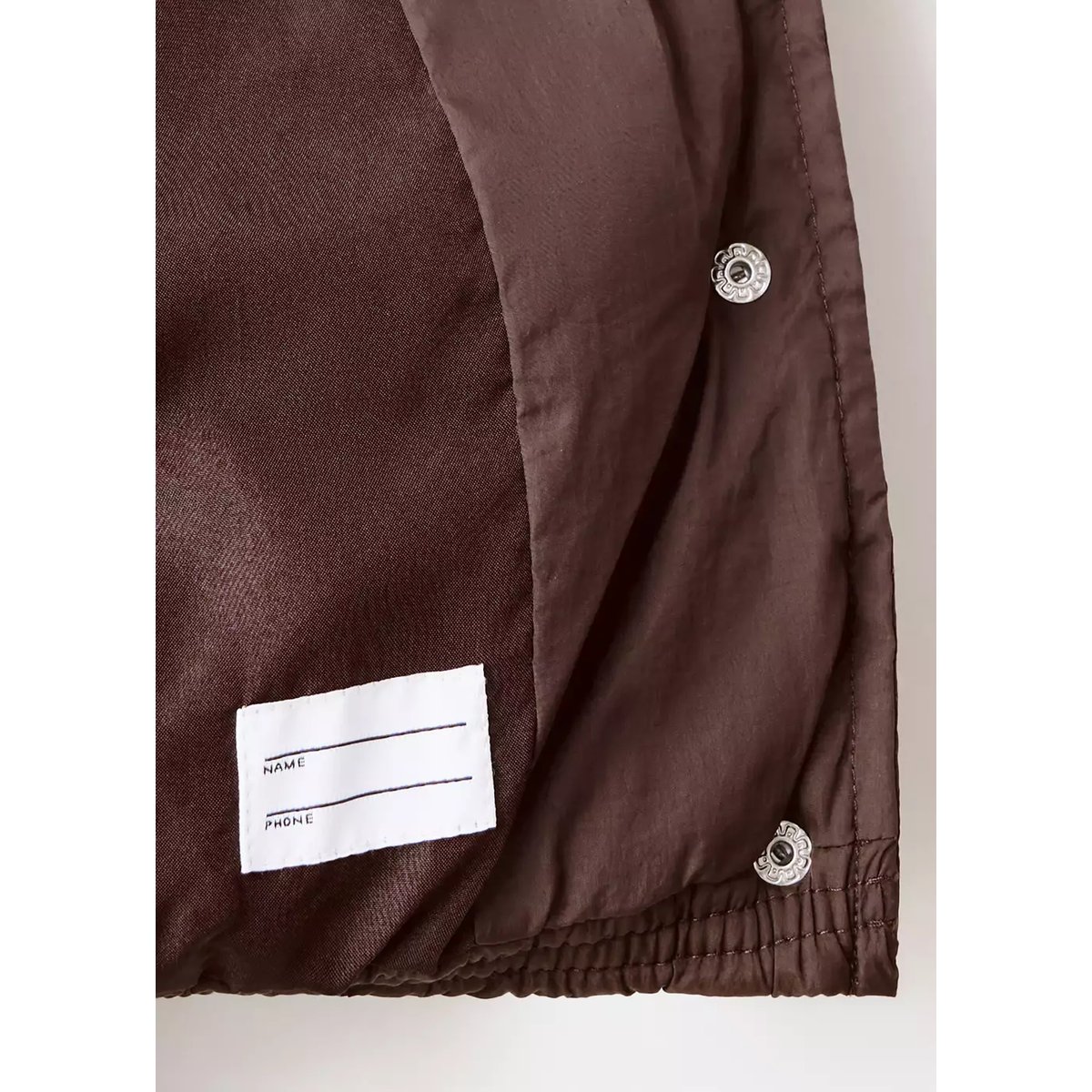 Anorak matelassé à capuche marron, MANGO KIDS