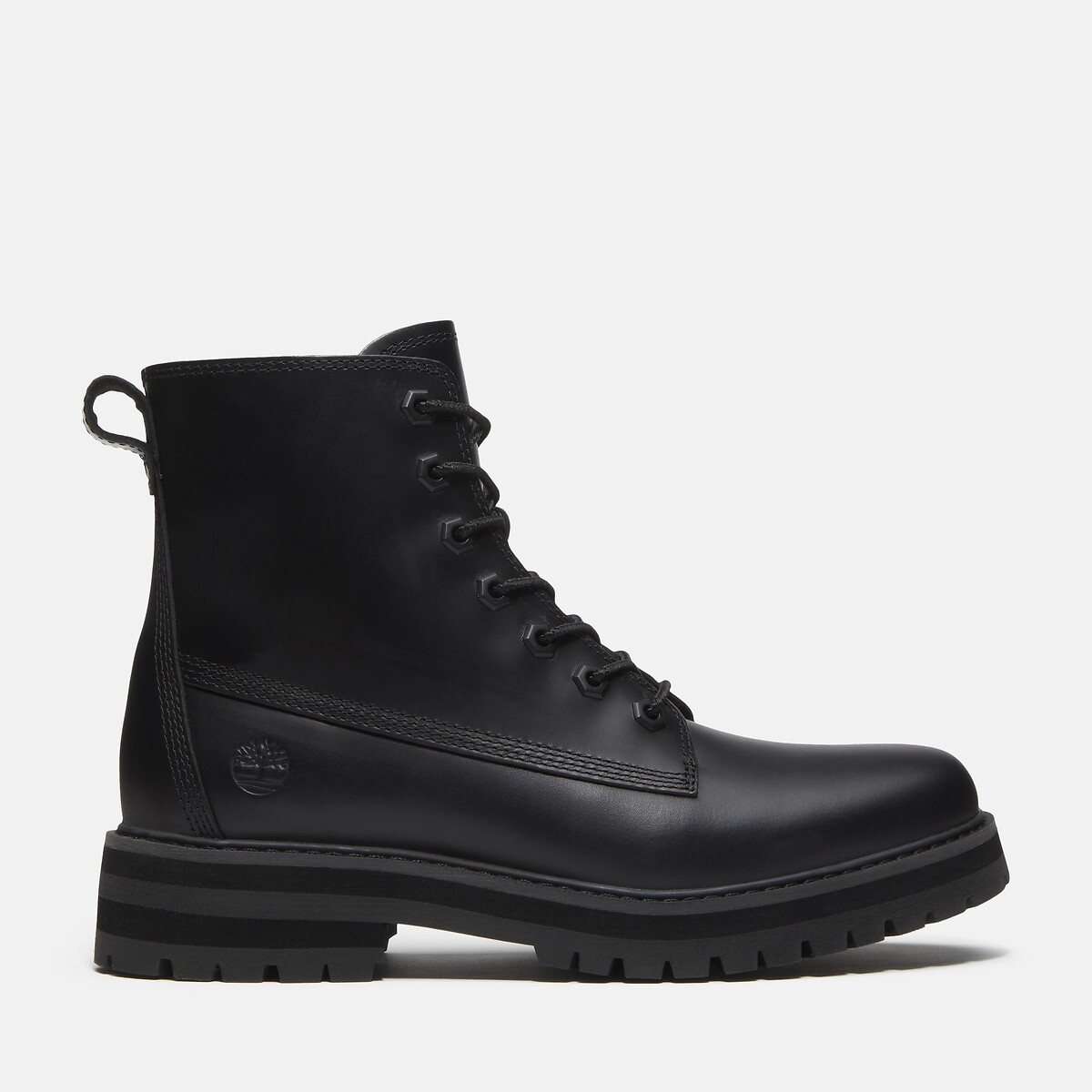 Botines con cordones, de piel, BRITTON DRIVE MID LACE negro, TIMBERLAND