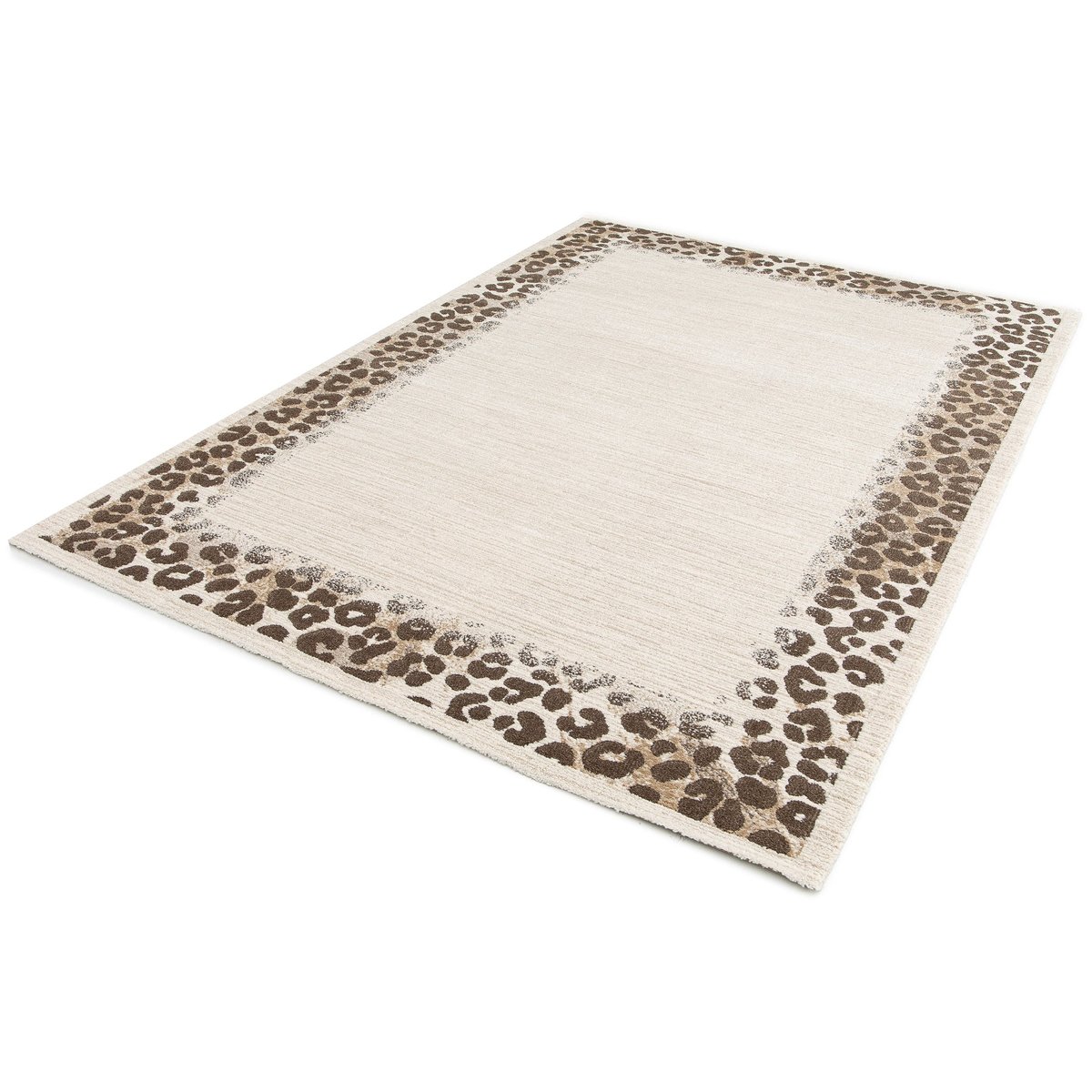 Tapis doux au design léopard WILD beige sable, AFK LIVING