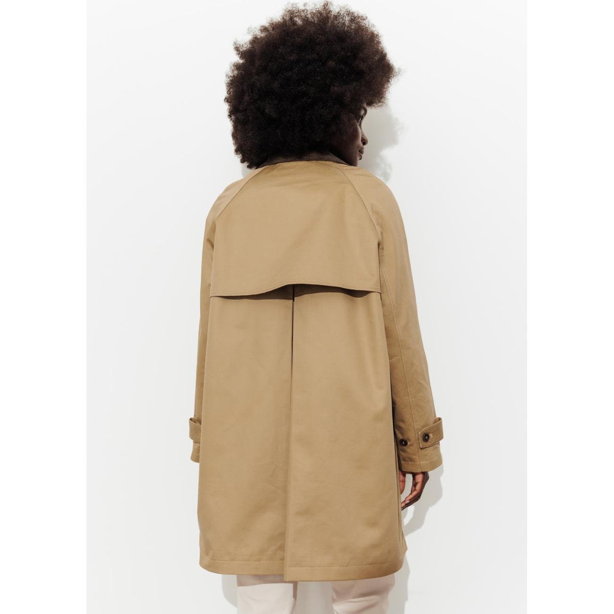 Trench à col velours camel, PROMOD