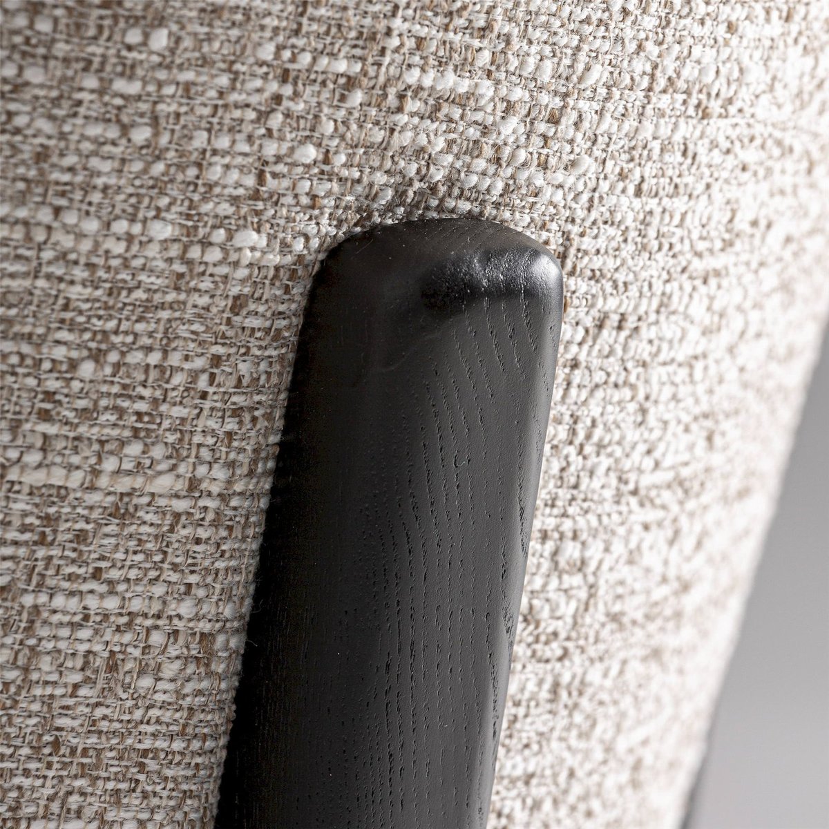 Tabouret de bar contemporain beige et noir, RECOLLECTION