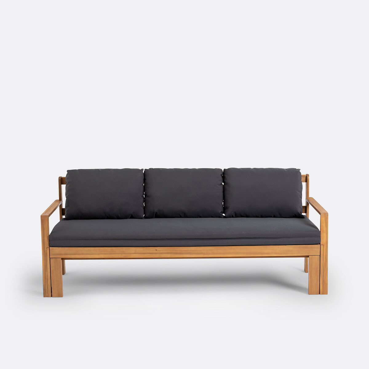 Canapé de jardin extensible, Aliza gris anthracite, LA REDOUTE INTERIEURS