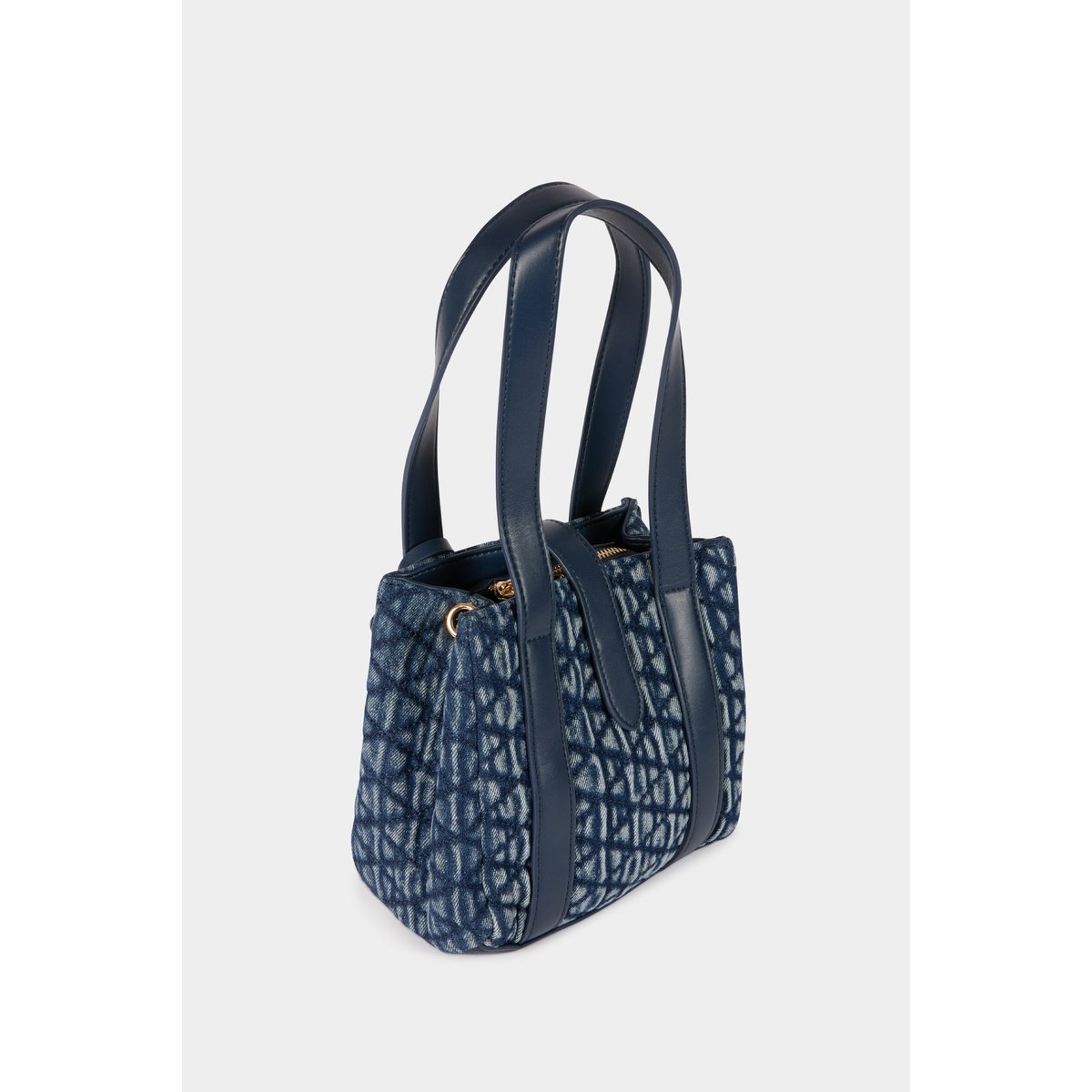 Sac cabas matelassé denim stone, MORGAN