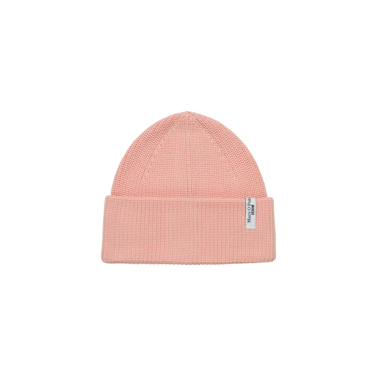 bonnet tricoté en fil de coton compact rose bonbon, MARC O’POLO DENIM