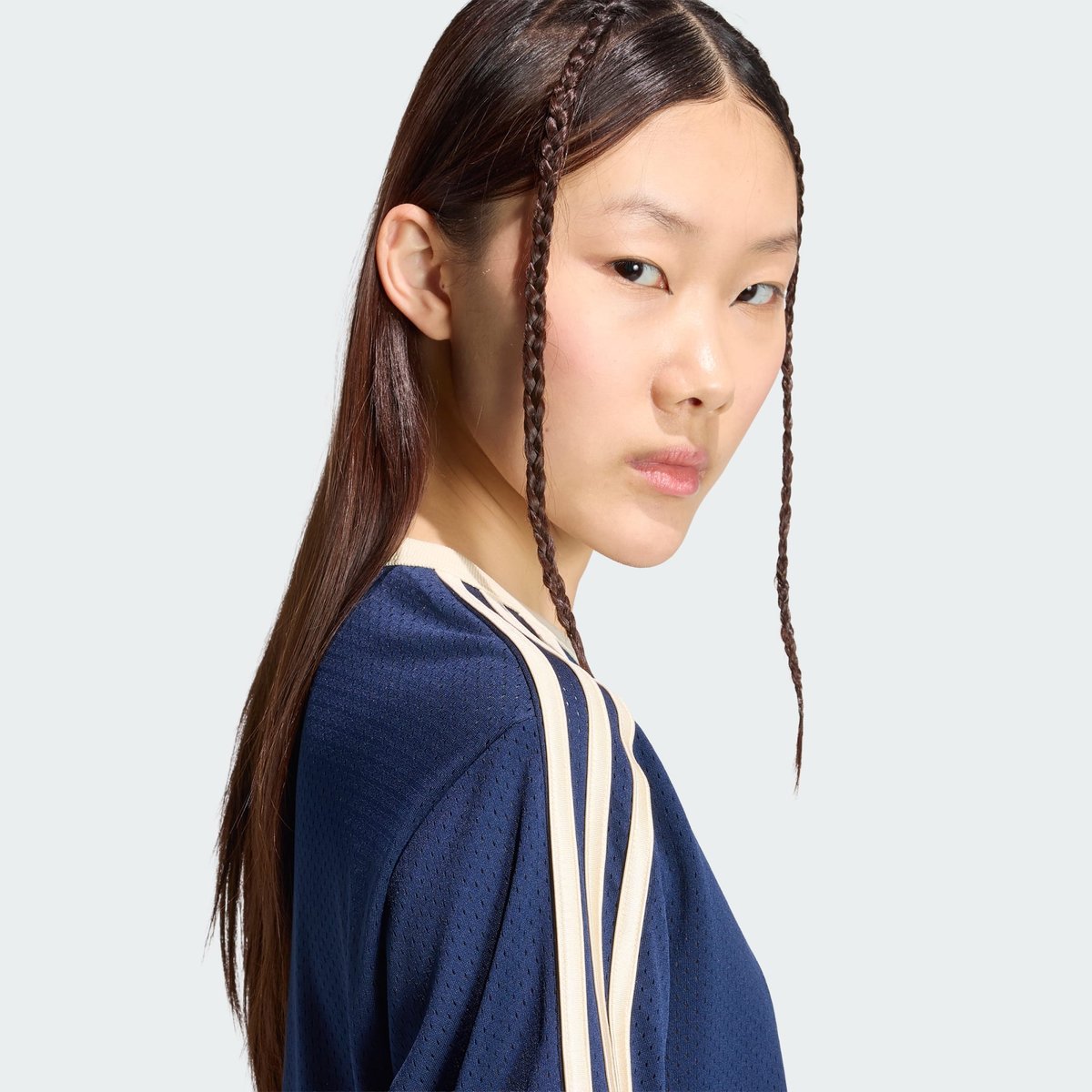 T-Shirt En Mesh Linear T-Shirt En Mesh Linear night indigo / warm vanilla, adidas Originals