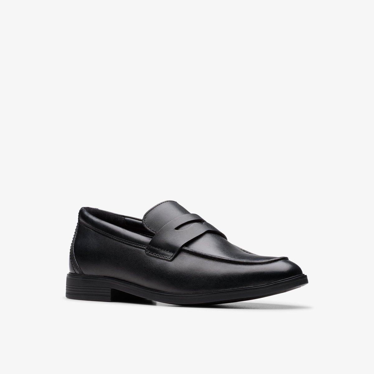 Mocassins Cuir Coupe Large JONWIN CRAFT Y noir, CLARKS