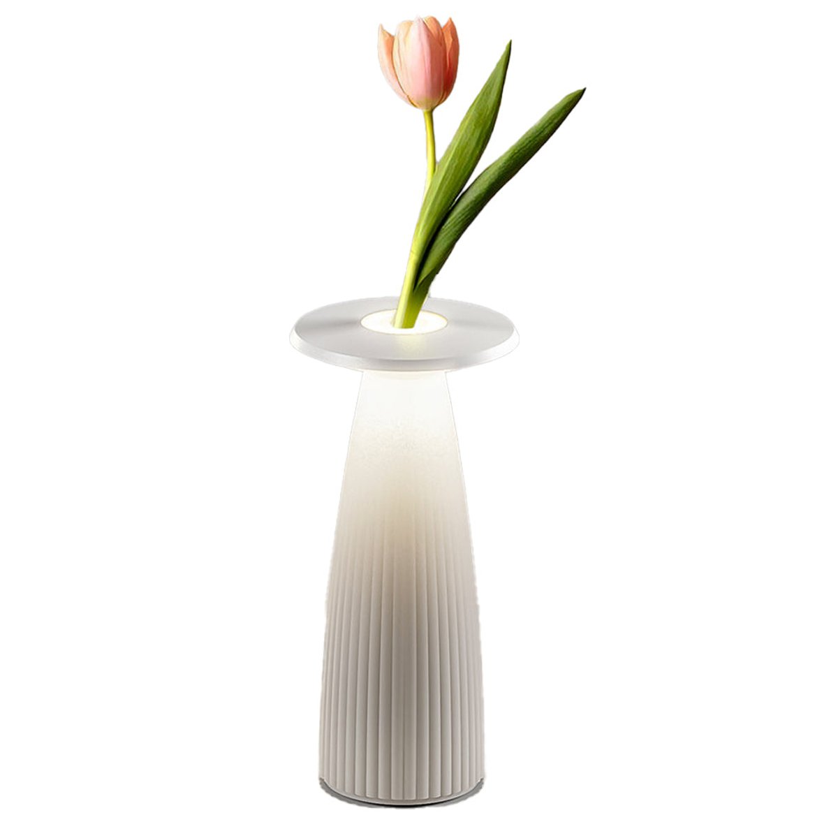 Lampe de table sans fil FLORA MINI blanc, LUMISKY