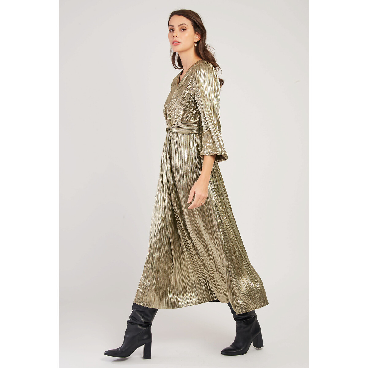 Vassiliki Midi Dress in Tribal Print gold-coloured, DERHY