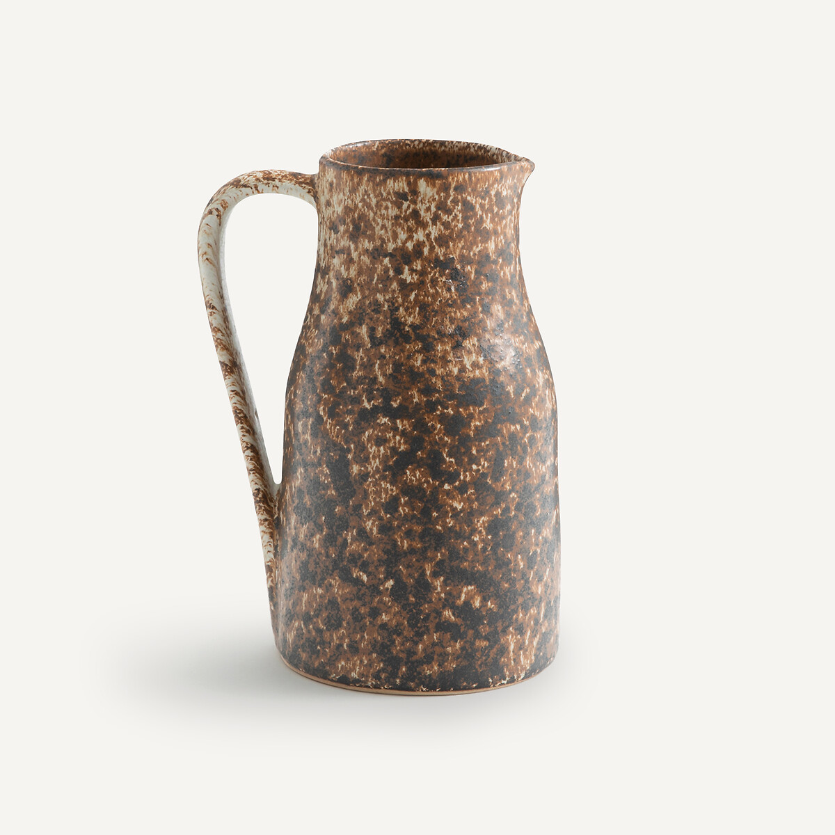 Carafe en grès émaillé, Rusty marron/blanc, AM.PM