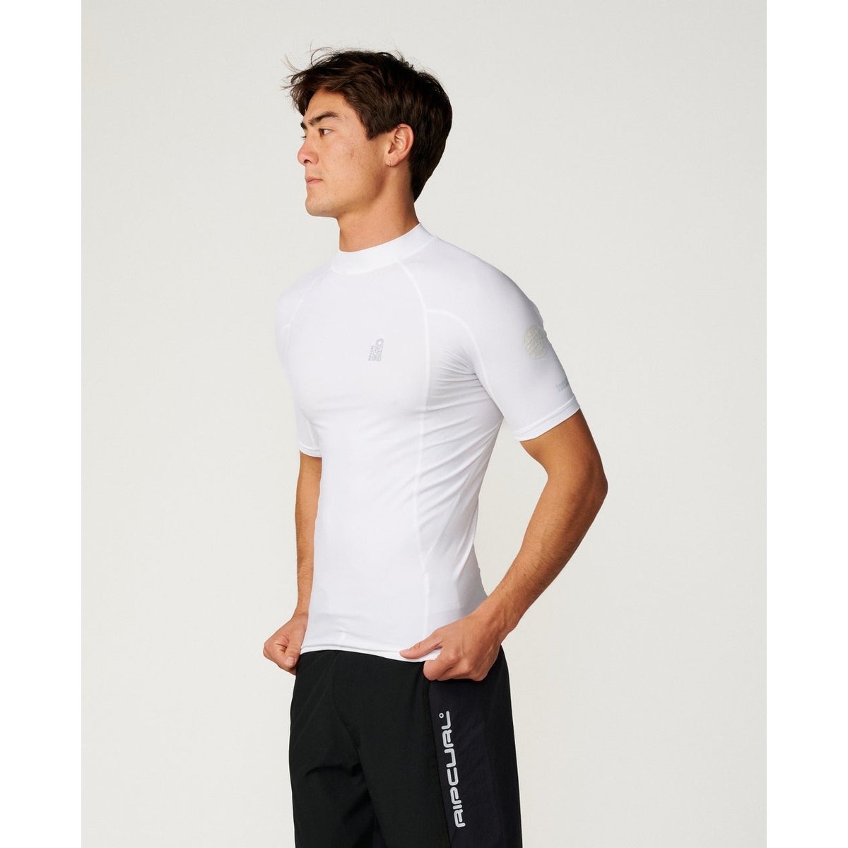 T-shirt anti-UV à manches courtes SEARCH SERIES UPF white, RIP CURL