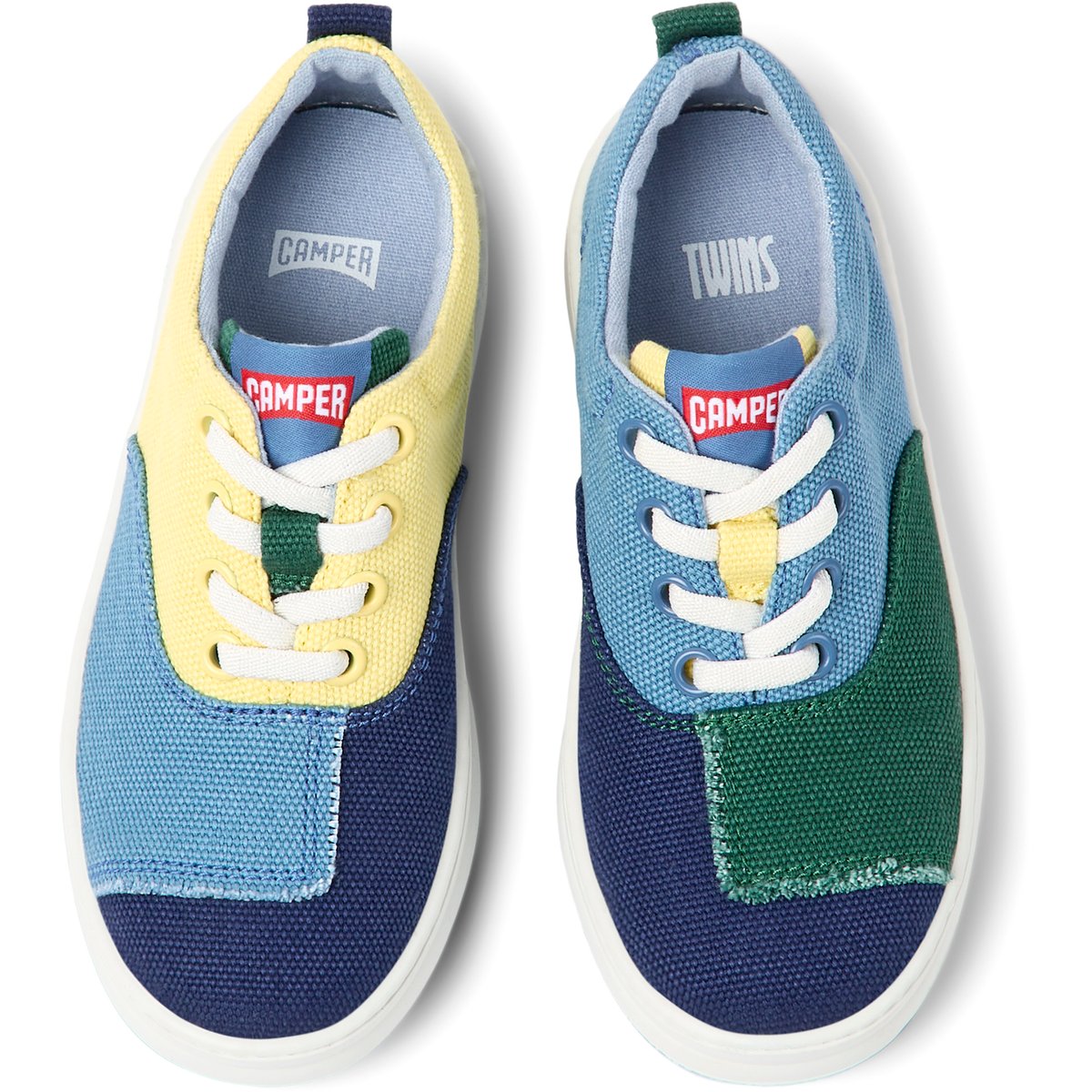 Baskets Runner Four bleu clair / jaune, CAMPER