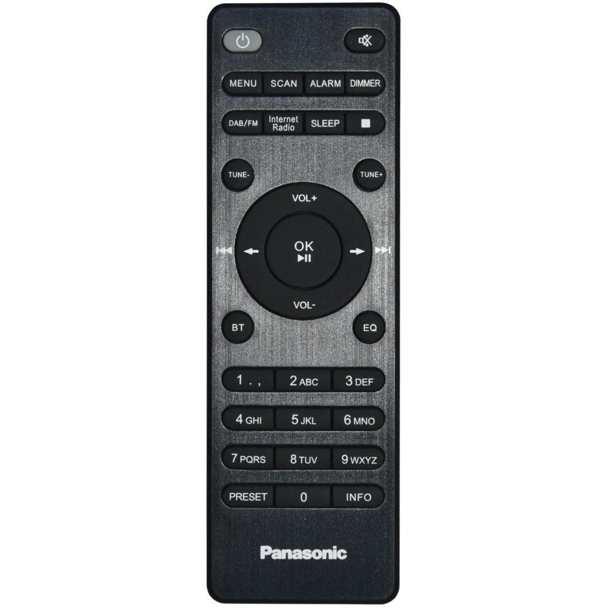 Radio internet RF-D40EG-K noir et aluminum brossé, PANASONIC