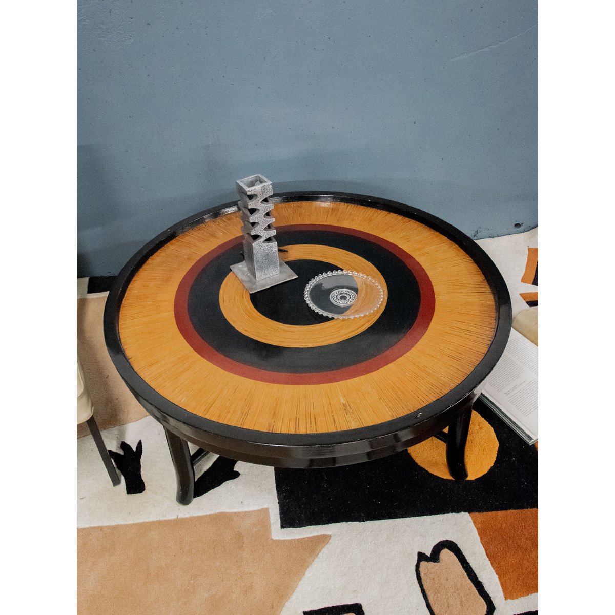 Table basse en bois japonisante Donna N°686 - Bon état bois clair, DEBONGOUT