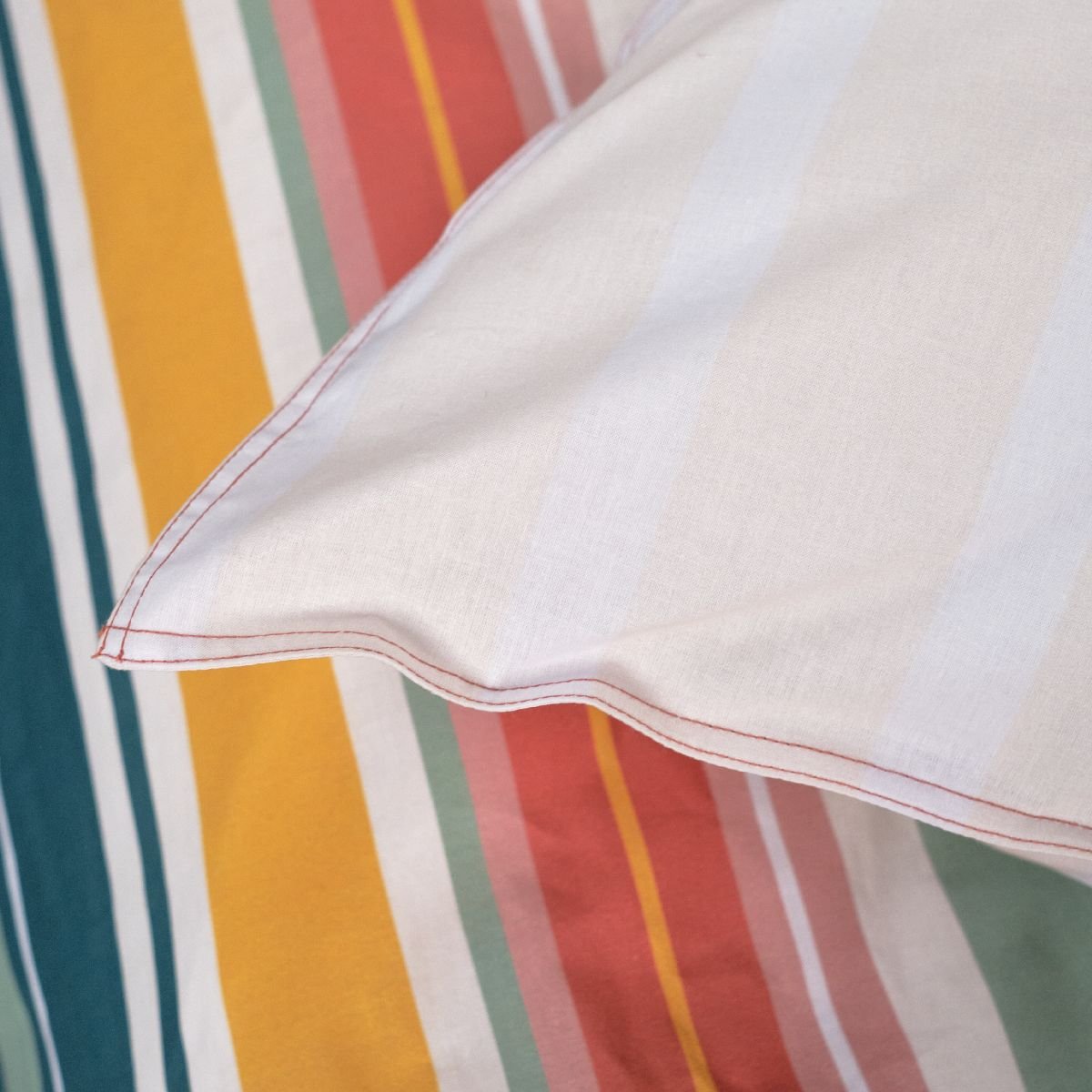 Parure de lit SUNSHINE ROMANE blanc, TODAY