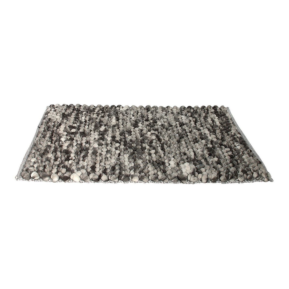 Tapis effet boules COCOONING gris, THE HOME DECO FACTORY