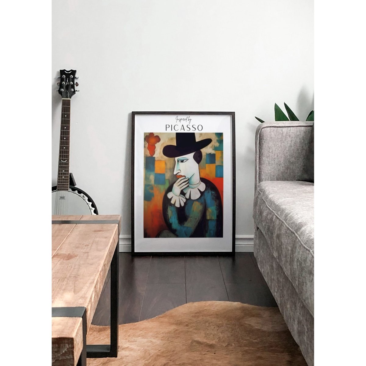 Affiche Picasso n°19 blanc, L'AFFICHERIE