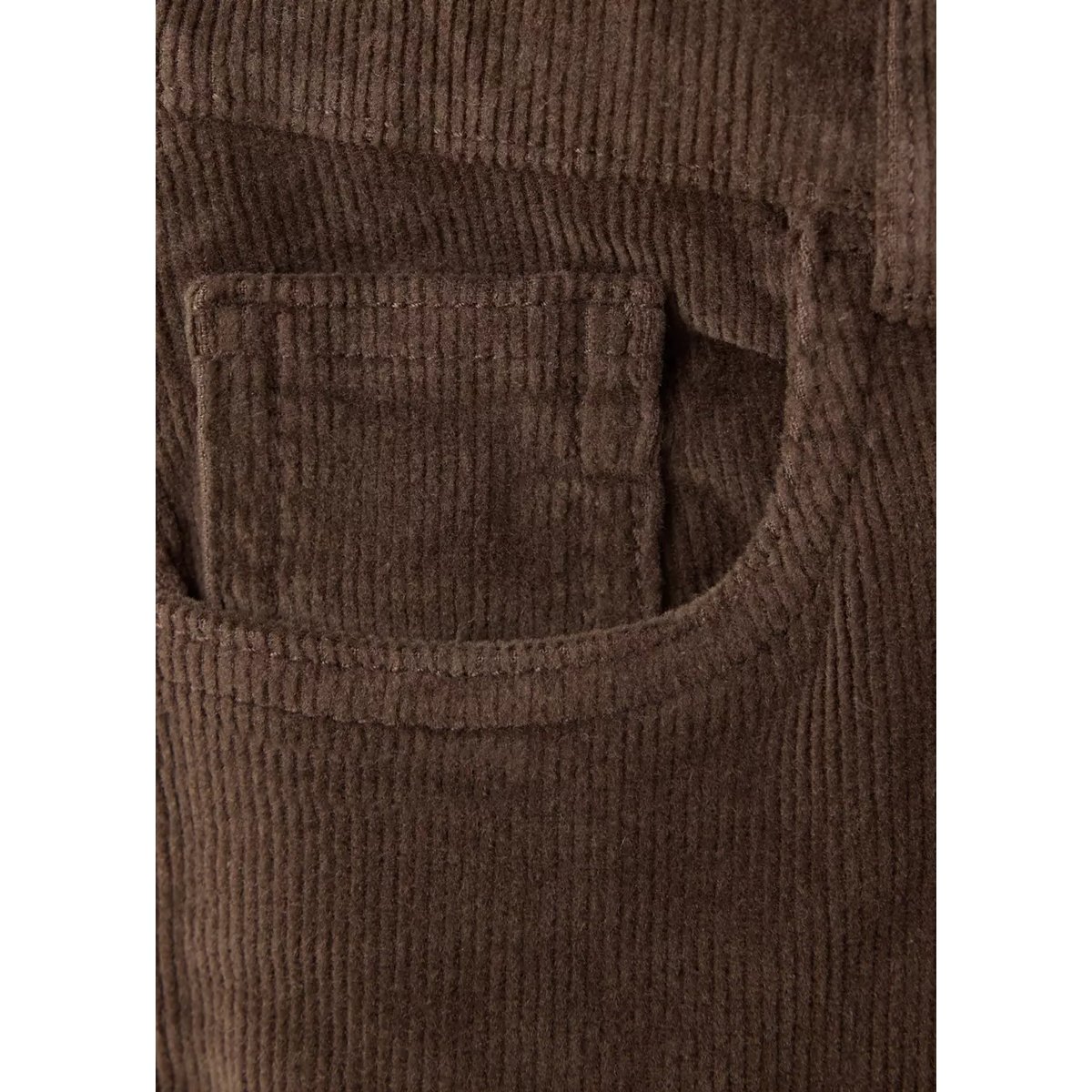 Pantalon droit velours côtelé marron, MANGO KIDS