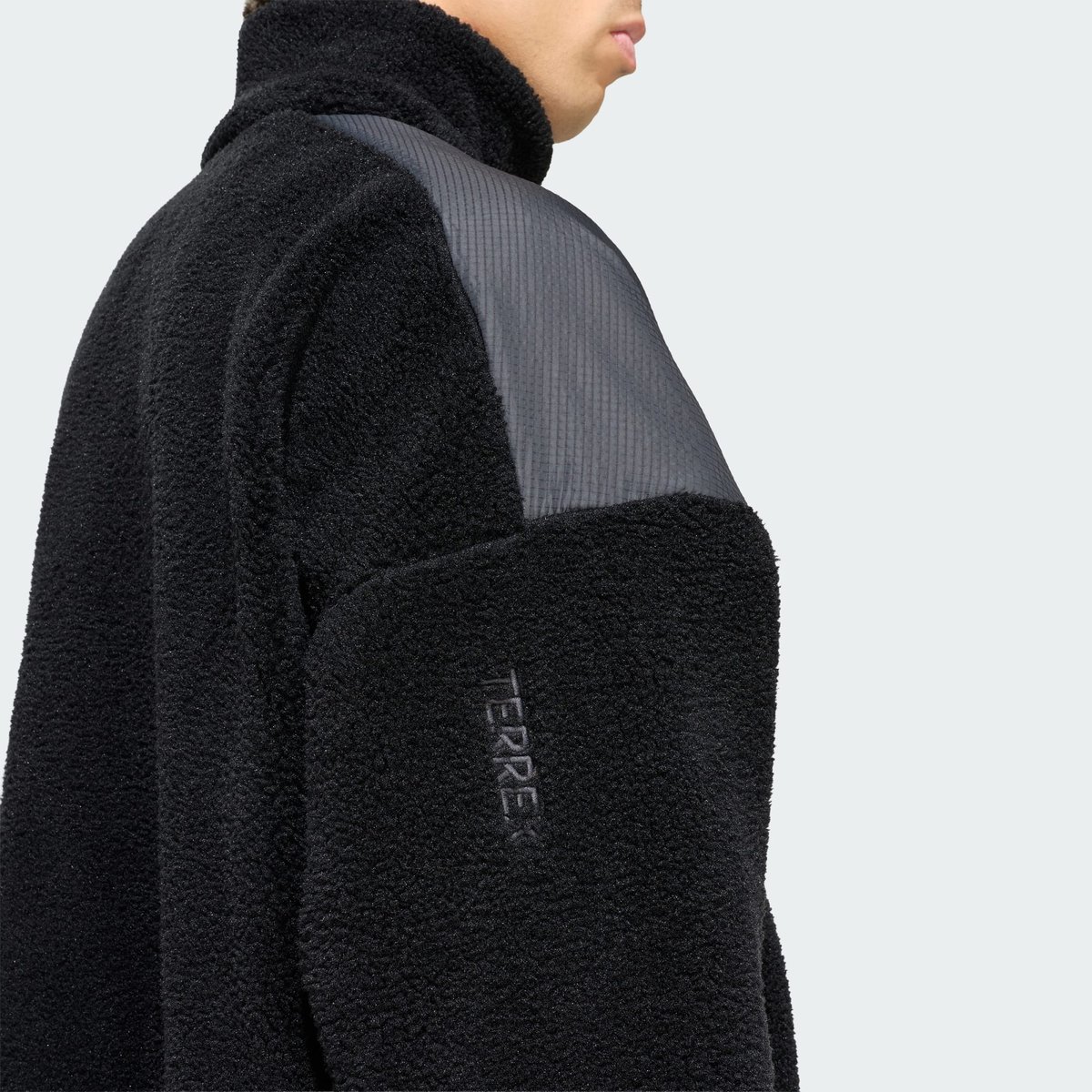 Pull-Over Terrex Xploric Climawarm High Pile Snap Pull-Over Terrex Xploric Climawarm High Pile Snap black, adidas Performance