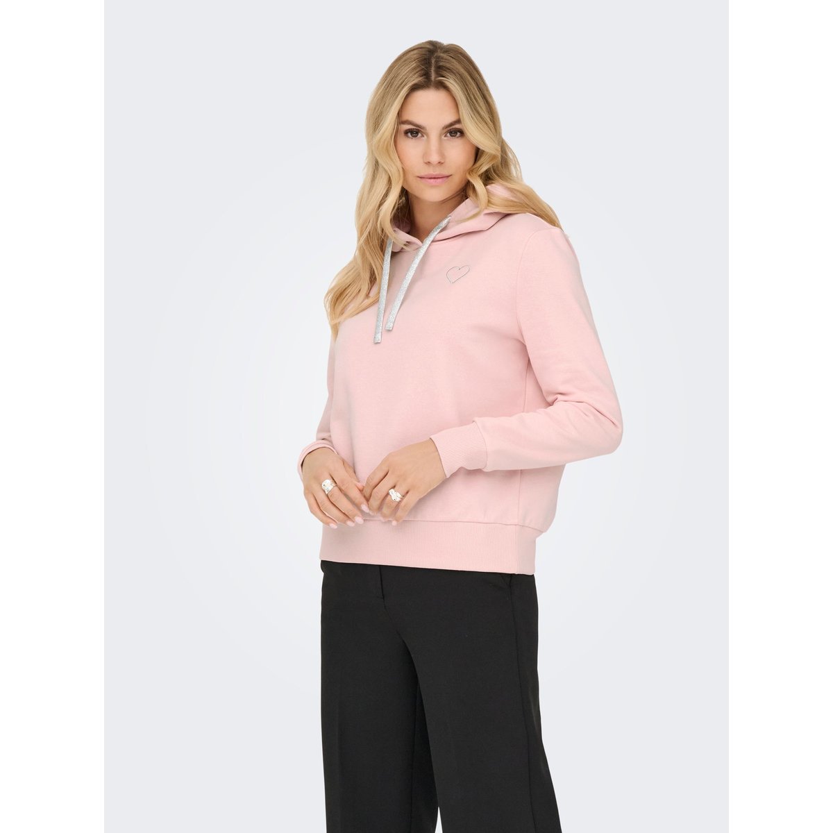 Sweat À Capuche rouge - rosy touch, ONLY