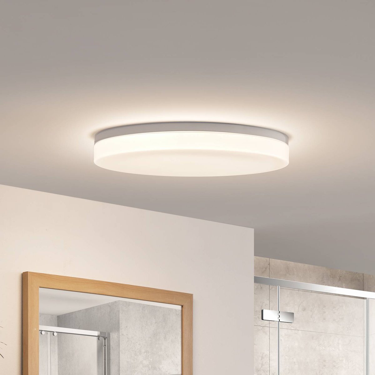 Plafonnier moderneLED, Wynion blanc, PRIOS