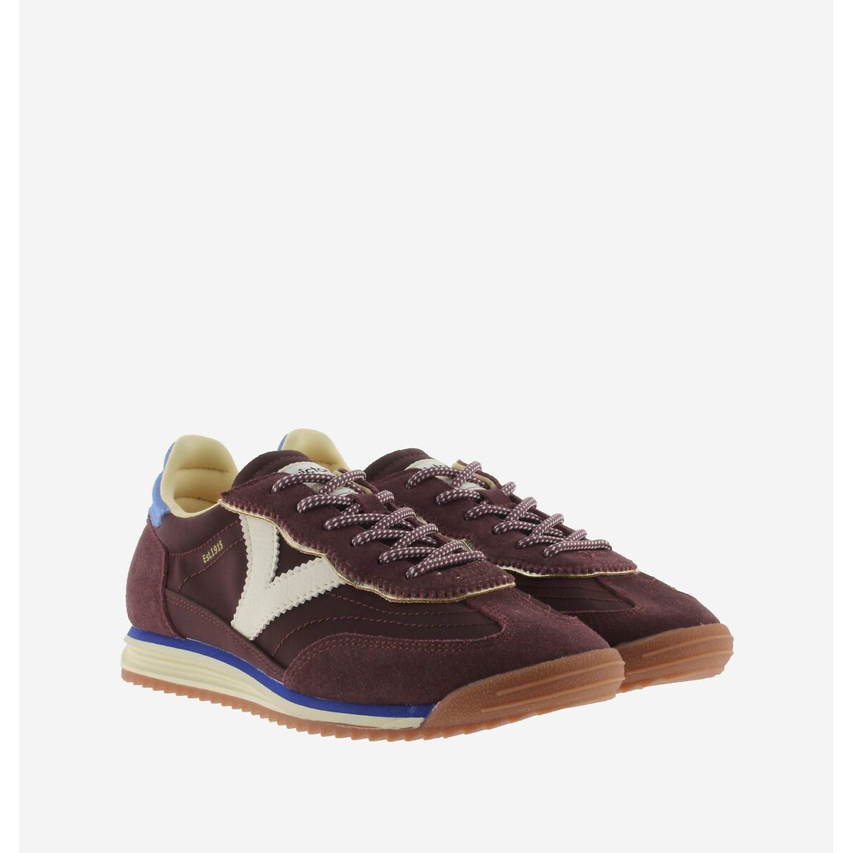 Zapatillas SATURNO SERRAJE & NYLON burdeos, VICTORIA
