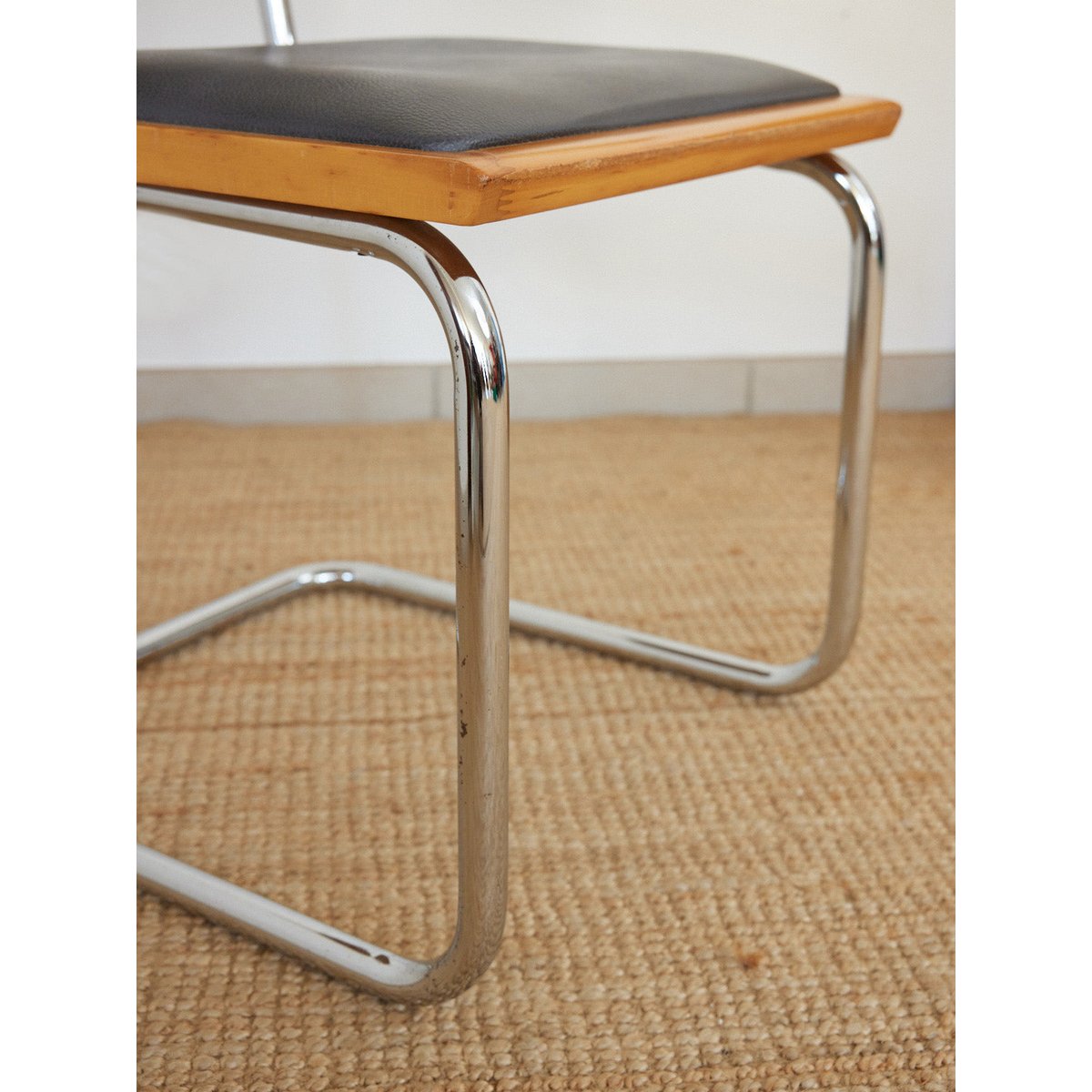 Fauteuil de bureau en bois Jakob N°1449 - Bon état bois clair, DEBONGOUT
