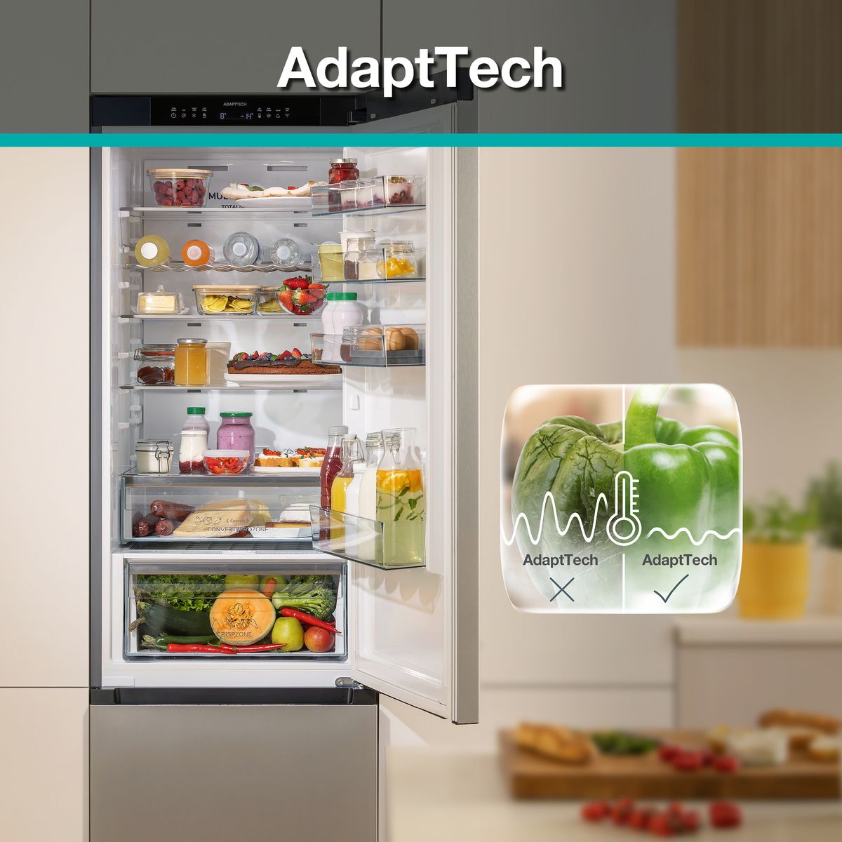 Réfrigérateur combiné NRB620C61X4WFE couleur unique, GORENJE