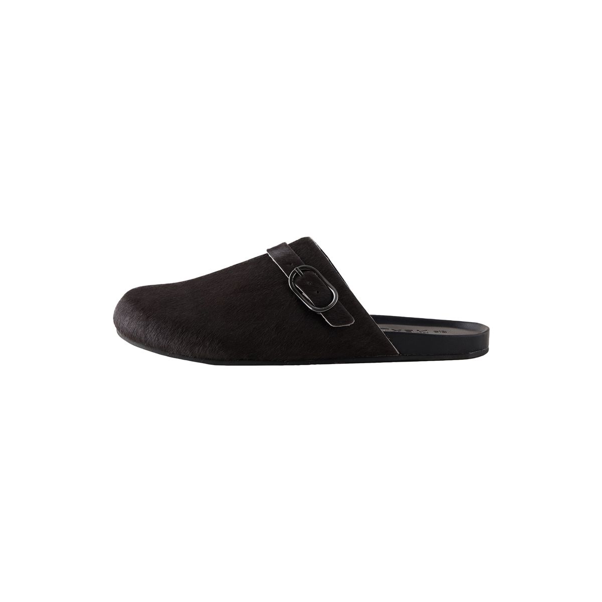 Chaussures fines à bout rond et assise moulée noir, NEXT