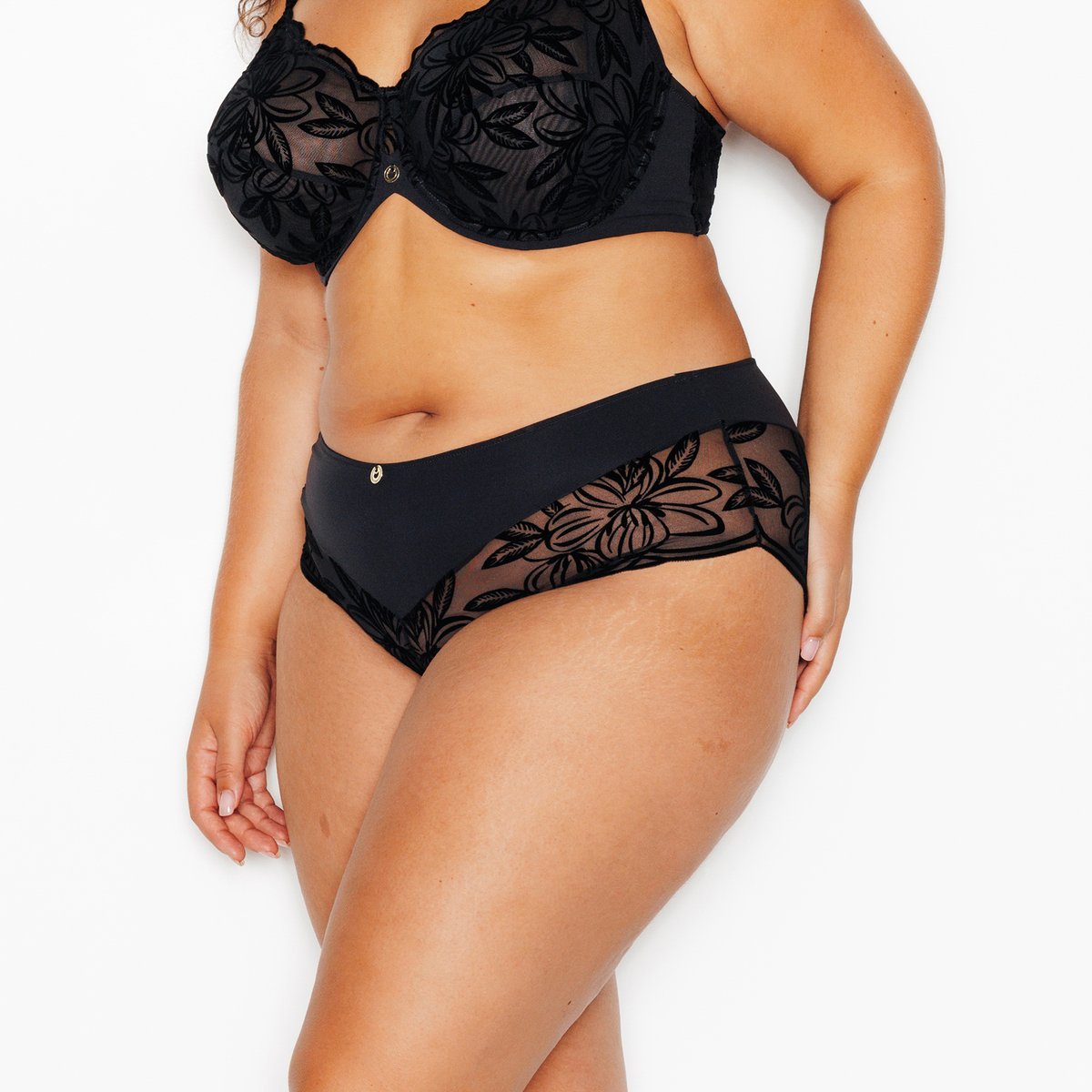 Shorty JOIE noir, ROUGEGORGE LINGERIE