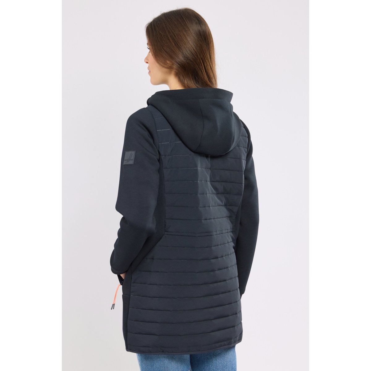 Veste bi-matière MOMBEL marine, BERMUDES