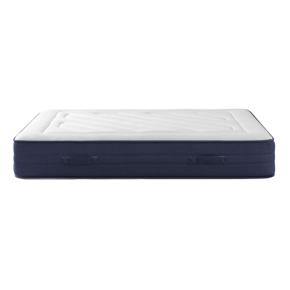 Matelas ressorts, latex et mémoire de forme Rêve 700 blanc, SOMEO