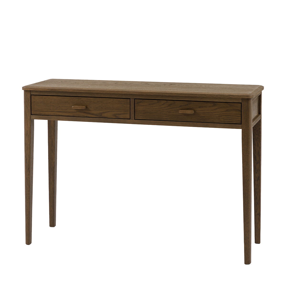Buttermere Wooden 2 Drawer Console Table dark wood, SO'HOME