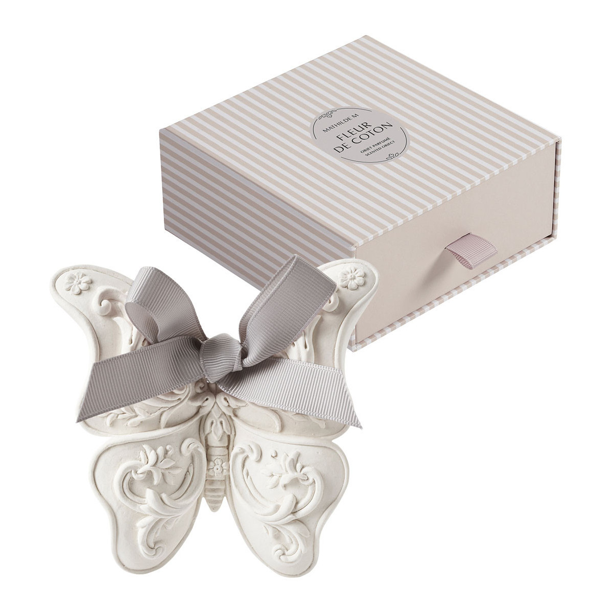 Grand Papillon parfumé - Fleur de Coton blanc, MATHILDE M