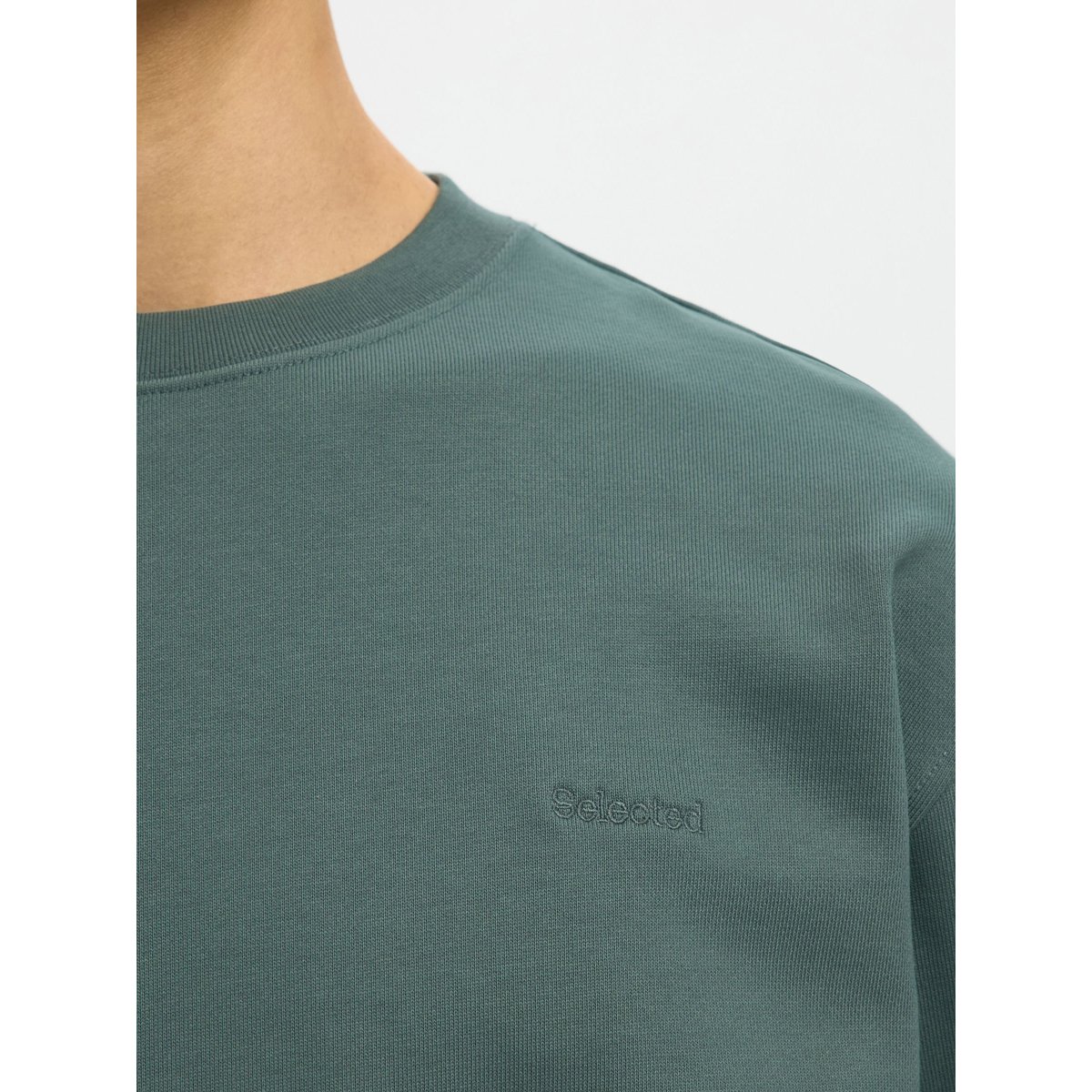Sweat-Shirt balsam green, SELECTED