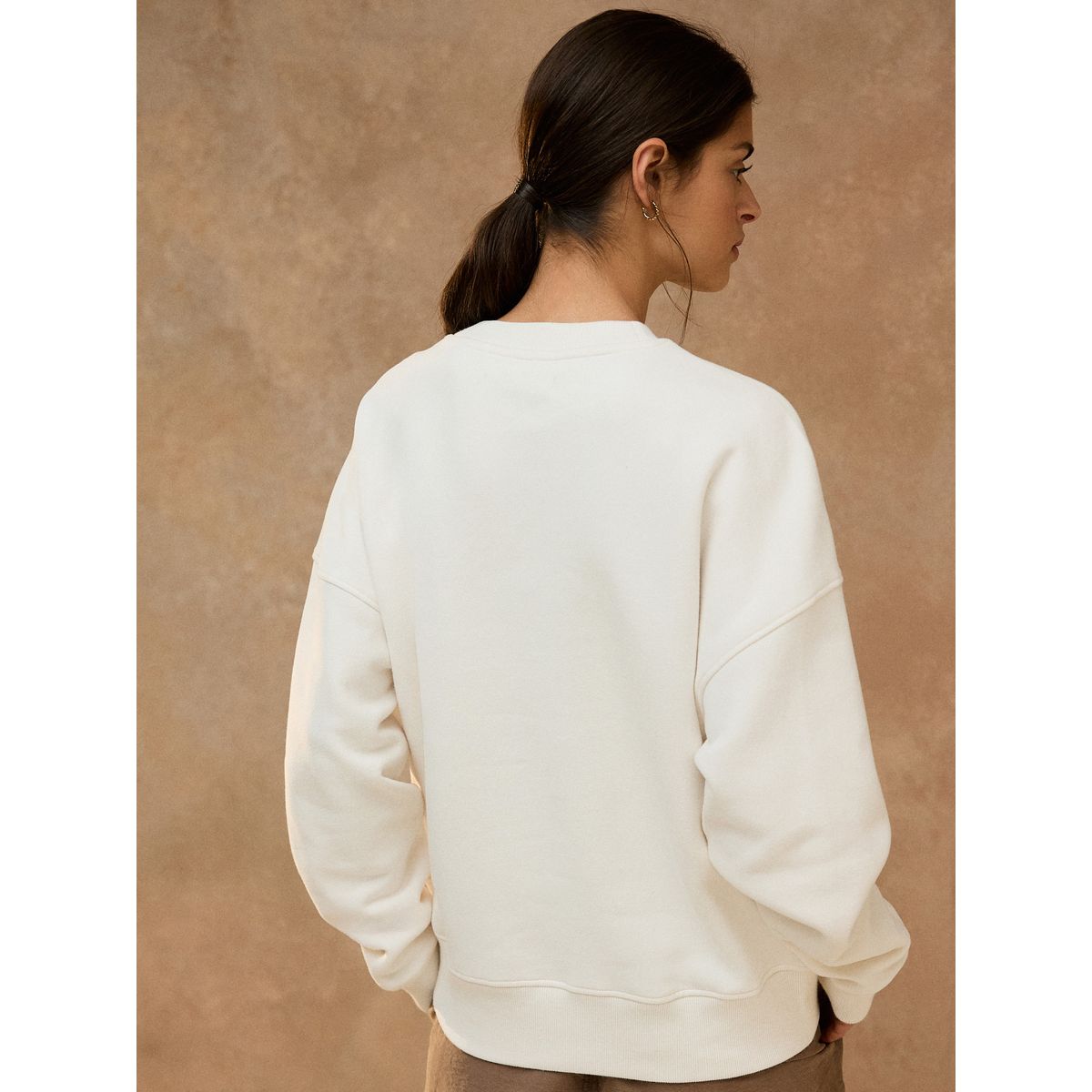 Sweat pumpkin latte snoopy sous licence écru, NEXT