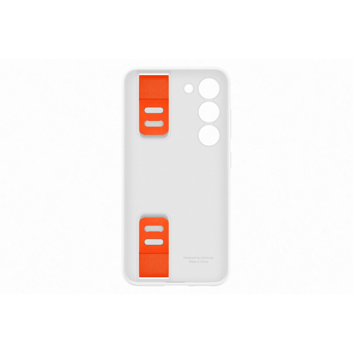 Coque S23 Silicone avec laniere Blanc blanc, SAMSUNG