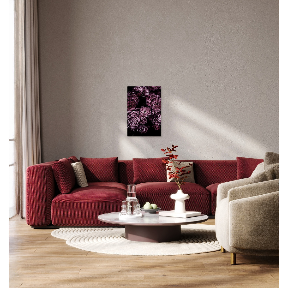 Tableau Sur Toile Romance Florale FLEUR tableaux sur toile-rose, CEANOTHE
