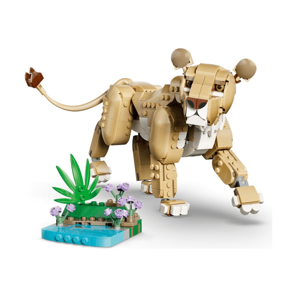 Creator 3 en 1 Animaux sauvages : le lion majestueux multicolore, LEGO