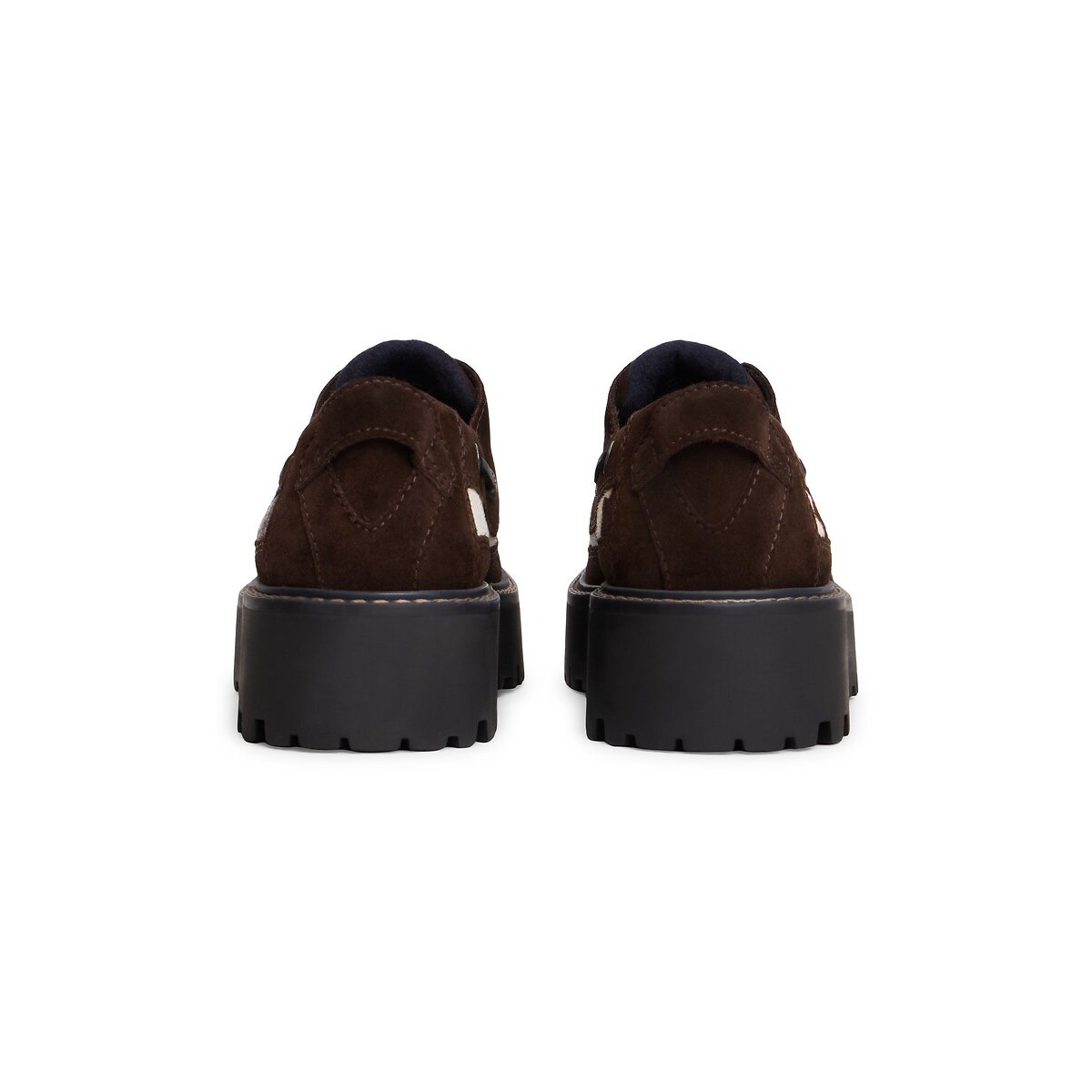 Mocassins bateau en cuir Archive '01 blanc/marron, TOMMY JEANS