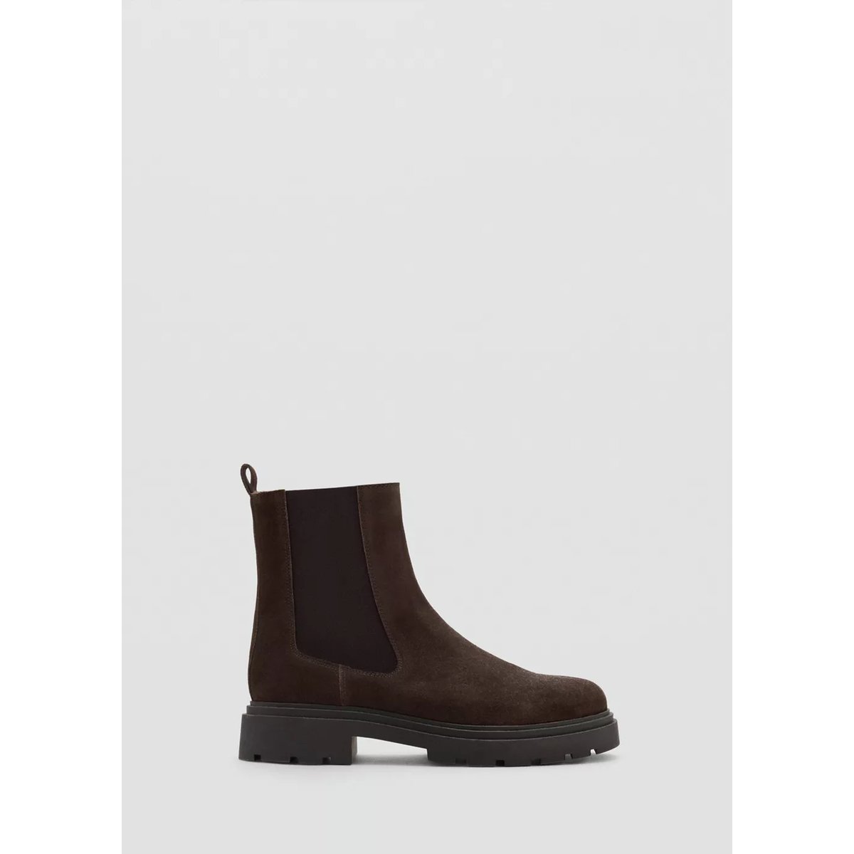 Bottines chelsea cuir marron, MANGO TEEN