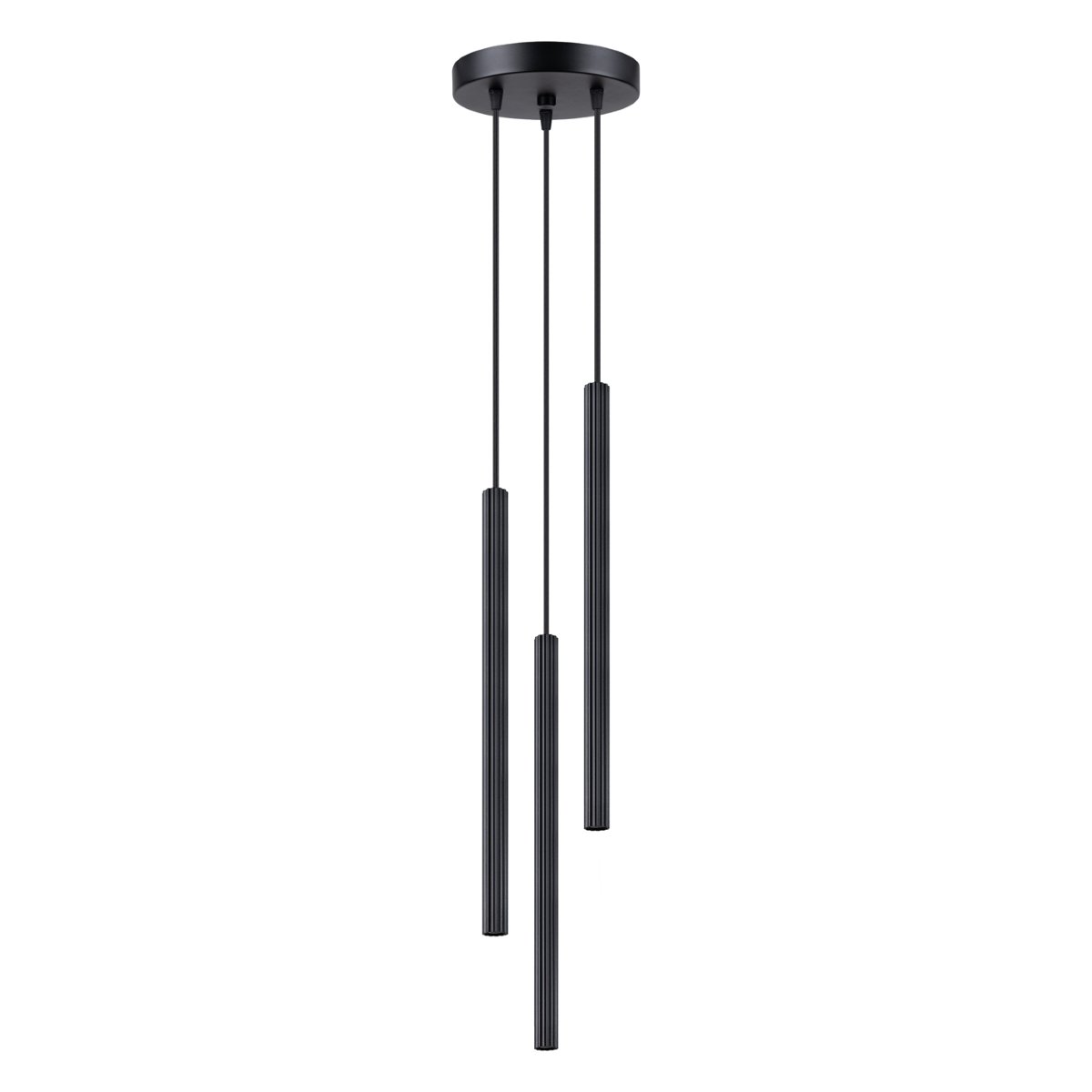 Lustre Acier Noir G9 3 Arche noir, EDEN