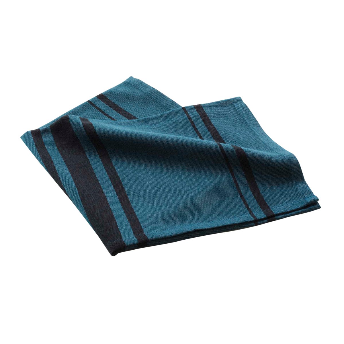 Torchon en 100% coton naturel bleu marine, DOUCEUR D'INTÉRIEUR