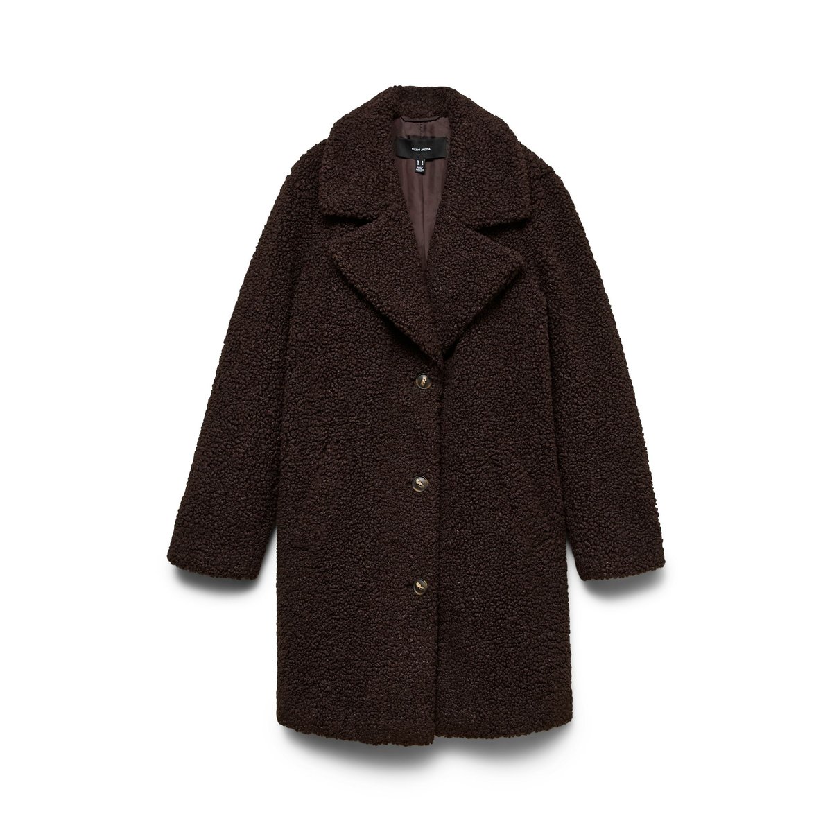 Manteau En Peluche marron - chocolate torte 1, VERO MODA