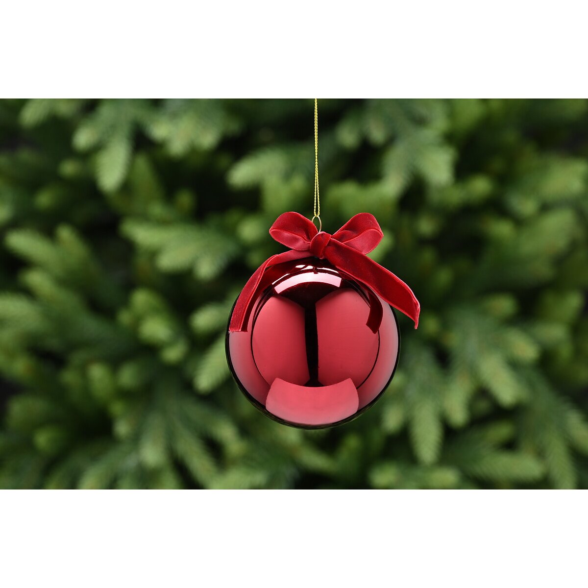Set of 3 Assorted Bow Baubles multi-coloured, SO'HOME