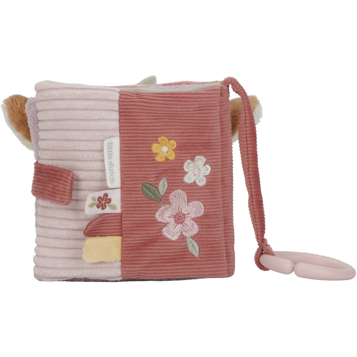 Livre d'activités rose, vert, beige, multicolore, marron, LITTLE DUTCH